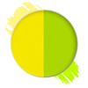 Mehron Paradise FX UV Neon Glow  Stardust  Neon Yellow/Yellow UV 0.25 oz | Pro Water-Activated Shimmer Paint for Raves, Costumes, SFX, Halloween, Stage, Screen, Theater & Cosplay view 1