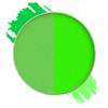 Mehron Paradise FX UV Neon Glow  Martian  Neon Green/Green UV 0.25 oz | Pro Water-Activated Shimmer Paint for Raves, Costumes, SFX, Halloween, Stage, Screen, Theater & Cosplay view 1