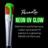 Mehron Paradise FX UV Neon Glow  Martian  Neon Green/Green UV 0.25 oz | Pro Water-Activated Shimmer Paint for Raves, Costumes, SFX, Halloween, Stage, Screen, Theater & Cosplay view 3