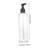 Beaupretty 250ml Pump Bottle Dispenser 6 Pack Travel Containers Pet Plastic Pump for Body Wash Shampoo Conditioner Makeup Lotion Random view 2