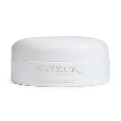 Agent Nateur - holi (bright) Natural Resurfacing Glass Face Mask | Vegan, Non-Toxic, Clean Haircare (1 fl oz | 30 mL)
