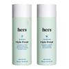 hers Triple Threat Shampoo and Conditioner Set for Women- Thickening, Moisturizing, Reduces Shedding- Color Safe Hair Loss Shampoo and Conditioner- 2 pack, 6.4oz view 1