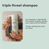 hers Triple Threat Shampoo and Conditioner Set for Women- Thickening, Moisturizing, Reduces Shedding- Color Safe Hair Loss Shampoo and Conditioner- 2 pack, 6.4oz view 3