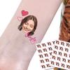 Personalized 20pcs Birthday Wedding Bachelor Party Temporary Stickers Tattoos for Women, Fake Tattoos, Custom Face Temporary Tattoo With Face and Name, Gift for Bride Fiancee Wife Girlfriend Women Her view 1