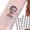 20pcs Personalized Birthday Wedding Bachelor Party Favor Temporary Stickers Tattoo, Custom Face Temporary Tattoos With Face and Name, Gift for Groom Fiance, Gift for Husband Boyfriend Men Him view 1