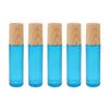 Beaupretty 5pcs Perfume Sample Bottles Clear Glass Bottle Cosmetic Sample Bottles Essential Oil Refillable Roller Glass Roller Bottle Travel Mini Perfume Bottle view 1