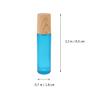 Beaupretty 5pcs Perfume Sample Bottles Clear Glass Bottle Cosmetic Sample Bottles Essential Oil Refillable Roller Glass Roller Bottle Travel Mini Perfume Bottle view 2