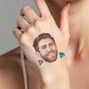 Custom 20pcs Groom Face Temporary Tattoos Personalized, Fake Tattoos for Funny Birthday Wedding Bachelorette Party, Temporary Sticker Tattoos for Men Women Birthday Decorations Party Supplies view 1