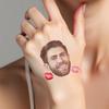 20pcs Temporary Stickers Tattoo Personalized Gift for Birthday Wedding Bachelor Party Favor, Custom Face Temporary Tattoos, Gift for Husband Boyfriend Men Dad Birthday Party Decorations Supplies view 1