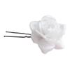 1 pc Handmade Gardenia Hair Pin Lapel pin Bridal Hairpiece White Wedding Flower Headpiece view 1