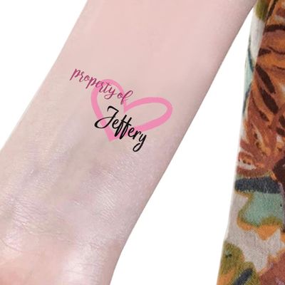 20pcs Custom Text Temporary Tattoos Sticker for Men Women Couples Lovers Spouses with Their Names, Personalized Name Tattoos, Gift for Husband Birthday Boyfriend Girlfriend Wife Anniversary Wedding