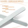 100 Pcs Grit Nail Buffers Files 100/180 Emery Board Double Sided Manicure Pedicure Tool Nail Buffering Files Fingernail Files for Women Men Nails Home Salon Supplies view 2