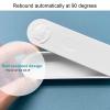 GLOGLOW Cotton Swabs Holder, Portable Cotton Swab Slim Case Mini Travel Swab Case for Organizing 5.3 x 1.4 x 0.9in(white) view 4
