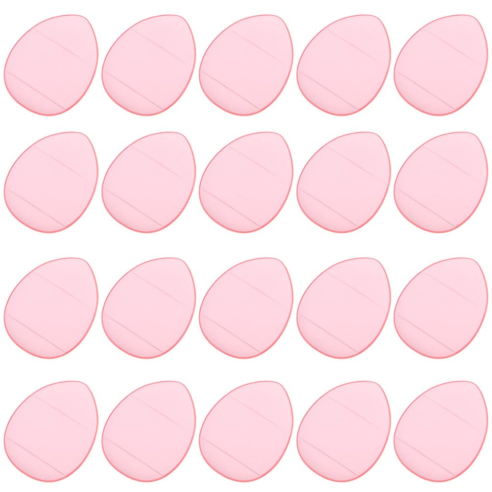 20pcs Finger Puff Cotton Pads for Face Ultra Soft Body Puff Powder Setting Esponjas Para Maquillaje Mini Makeup Sponges for Foundation Hydrophilic Non-latex Mix Makeup Foundation