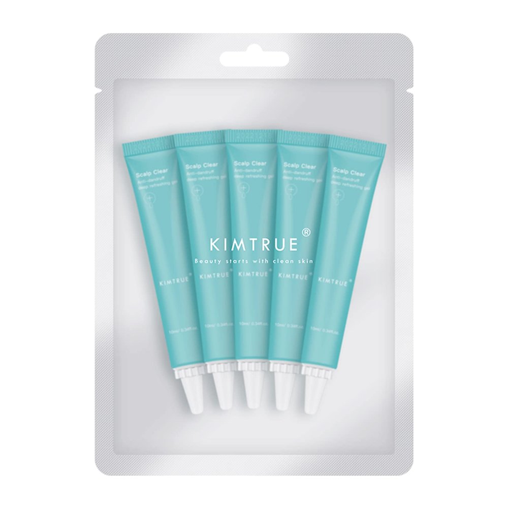 KIMTRUE Scalp Clear Gel for dry and oily scalp,Shampoo Pre-Cleanse,Removes Product Build-Up, Dirt and Oil,Cruelty Free 10ml x 5