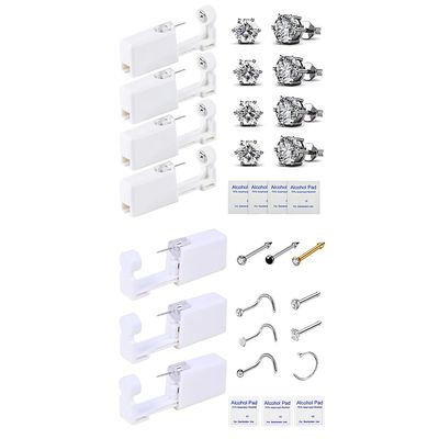 7 PACK Ear Nose Piercing Kit