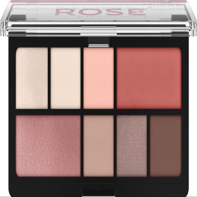 Catrice|The Electric Rose Eyeshadow Palette|8 Highly Pigmented Pink & Neutral Shades|Matte,Metallic,& Shimmery|Made Without Parabens,Alcohol,& Microplastic Particles,1 item,0.3175 Ounce
