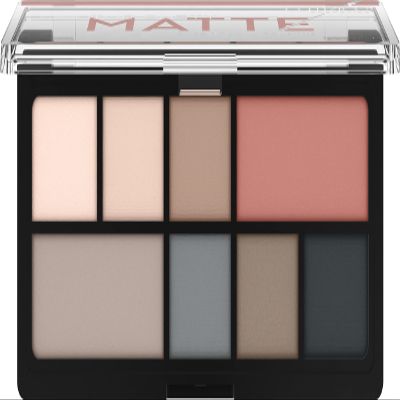 Catrice | The Dusty Matte Eyeshadow Palette | 8 Highly Pigmented Matte Neutral Shades | Vegan & Cruelty Free | Made Without Parabens, Alcohol, & Microplastic Particles