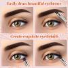 6 Pieces Flat Eyeliner Eyebrow Concealer Brush Small Flat Definer Brow Flat Concealer Brush Firm Stiff Eyeshadow Brush Synthetic Bristle Precision Lash Liner for Defining Shaping Eyebrows Makeup view 3