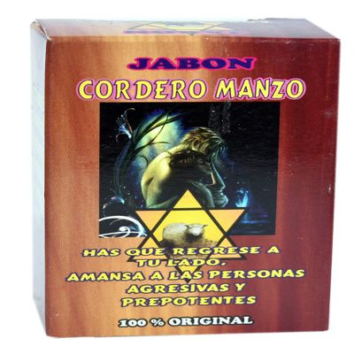 1 PC TAMED SHEEP SOAP CORDERO MANZO JABON 100G 3.53 Oz.