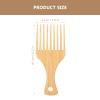 KALLORY 2pcs Wide-tooth Oil Combs for Men Durable Hair Styling Combs for Curly Wet and Dry Hair for Daily Use and Travel view 2