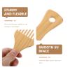 KALLORY 2pcs Wide-tooth Oil Combs for Men Durable Hair Styling Combs for Curly Wet and Dry Hair for Daily Use and Travel view 3