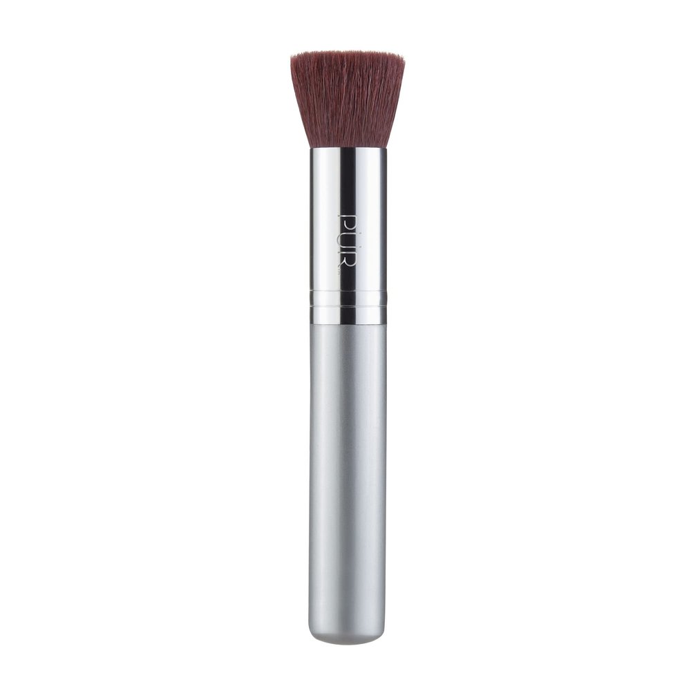 PR MINERALS Chisel Brush, Flat Top Makeup Brush, Synthetic, Cruelty-Free Bristles, 1 ct.
