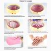 Paraffin Wax Refills, Peach Lemon Scented Paraffin Wax Blocks, Paraffin Wax Bath for Beauty Hand Feet, 453g Preserve Moisture Safe Skin Wax for SPA Bathroom(Peach) view 4