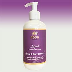 Abba Oil Body Lotion - Myrrh (8 oz with pump) 1 pk 8 Ounce