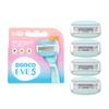 DORCO EVE5 Razor for Women, 1 Razor Handle and 4 Long-Lasting Blade Refills view 1
