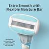 DORCO EVE5 Razor for Women, 1 Razor Handle and 4 Long-Lasting Blade Refills view 2