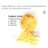 R.R Lux Turmeric and Dead Sea Salt Scrub perfect for Exfoliating, Detoxifying, Moisturizing, Fading Dark spots and Controlling Acne view 4