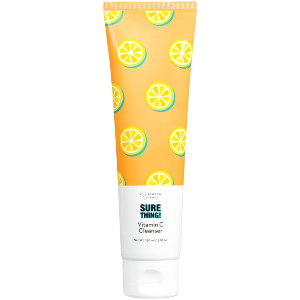 Elizabeth Mott Vitamin C Facial Cleanser - Vitamin C Korean Gel-to-Foam Cleanser for Hydrating Makeup Removal & Gentle Daily Use for All Skin Types - Vegan, Cruelty-Free 5.07oz