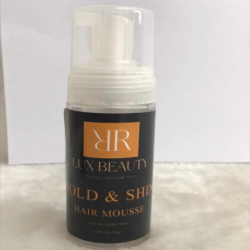 R.R Lux Hold and Shine Curl Foam Mousse for frizz control