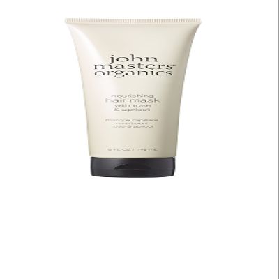 john masters organics Nourishing Hair Mask | Rose and Apricot | Deep Conditioning Hair Mask | Scalp Treatment | Avocado | Silicone & Paraben Free | Cruelty Free| Haircare for Men & Women (5 oz.)