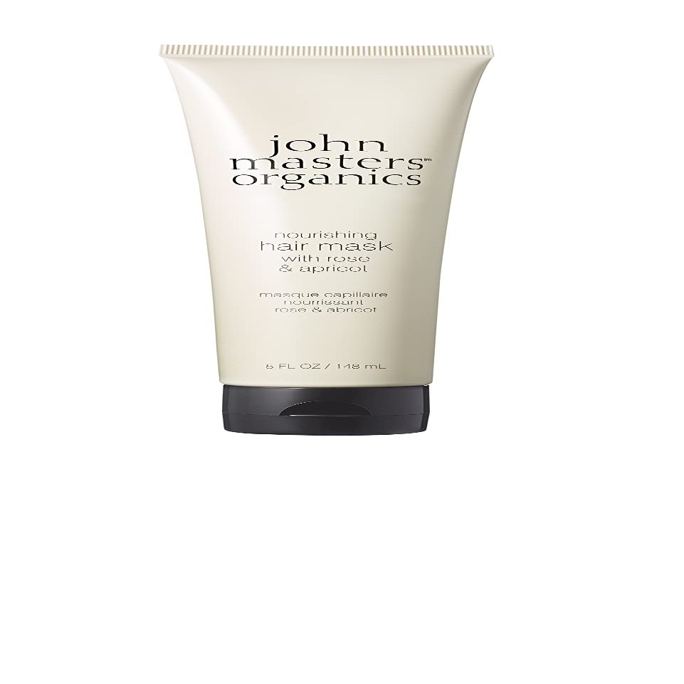 john masters organics Nourishing Hair Mask | Rose and Apricot | Deep Conditioning Hair Mask | Scalp Treatment | Avocado | Silicone & Paraben Free | Cruelty Free| Haircare for Men & Women (5 oz.)