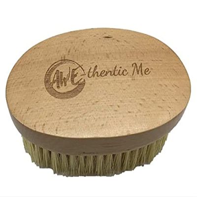 Vegan Dry Body Brush for Lymphatic Drainage, Exfoliation & Skin Detox  Natural Sisal Fibers for Smoother, Softer Skin  Boost Circulation & Reduce Cellulite
