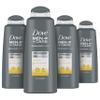 DOVE MEN + CARE 2-in-1 Anti-Dandruff Shampoo and Conditioner Itch Relief 4 Count for Dry Scalp Hair Care With Hydrolock Complex 20.4 oz view 1