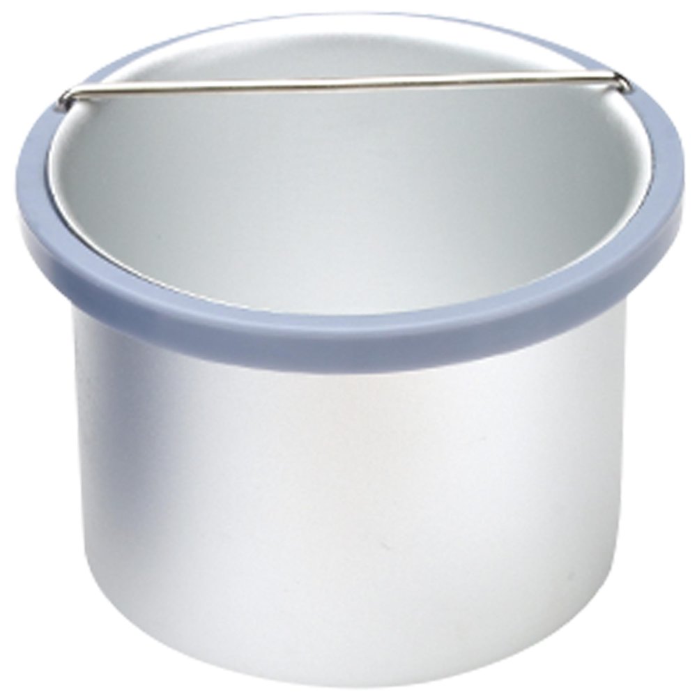 Satin Smooth Empty Metal Wax Pot for Hair Removal - Reusable Waxing Pot for Warmer Insert, Salon and At-Home Waxing