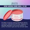Satin Smooth Ruby Rose Hard Wax with Rose Aroma 14oz view 3