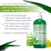 SATIN SMOOTH Satin Cool Aloe Skin Soother Gel for Unisex - 16 oz Gel view 3