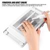 YUYTE Nail Dust Collector, 6w Quiet Table Nail Vacuum Cleaner, Collect the Nails Produced During Polishing Manicure Pedicure Tool Nail Dust Collector Device with Fan for Nail Salon White view 3
