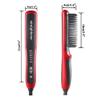 GOMMER Multifunctional Men Beard Straightener Comb Anti-Scald Hair Straightening Brush Comb Fast Heating Hair Straightener for Your Hair (Color : 410 White No Box, Plug Standard : EU) view 3