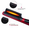 GOMMER Multifunctional Men Beard Straightener Comb Anti-Scald Hair Straightening Brush Comb Fast Heating Hair Straightener for Your Hair (Color : 410 Black Have Box, Plug Standard : EU) view 4
