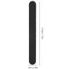 100 Pcs Nail File Strip, Replacement Nail File Strip Kit with Reusable Stainless Steel Nail File Base Plate Nail Repair Supplies Stainless Steel Nail File Kit with Easy Peel Cushioned Abrasive Strips view 2