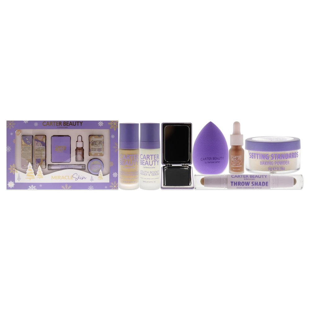 Carter Beauty Miracle Skin Set - Creme Brulee for Women 7 Pc