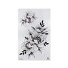 2 x XL Flower Tattoo - Peonies in black - Temporary Skin Tattoo - TBS8304 (2) view 3