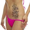 2 x XL Rose Tattoo - Motif in black - Temporary Skin Tattoo - TBS8320 (2) view 1