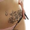 2 x XL Rose Tattoo - Motif in black - Temporary Skin Tattoo - TBS8320 (2) view 4