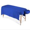 Dazzles Collection Massage Table Sheet Set 3-Piece 100% Egyptian Cotton, 600-Thread Count Breathable and Soft ( Royal Blue Solid ) view 2